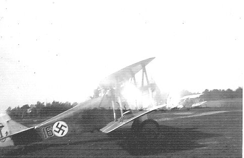 Double exposure of Fiat Cr.1 #16